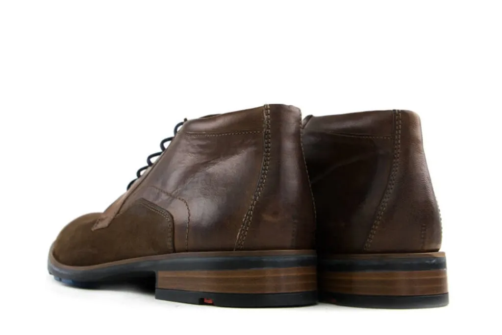 Hoge Veterschoenen | Nette Schoenen^Lloyd Hoge Veter Jaron Havanna Cognac Suede