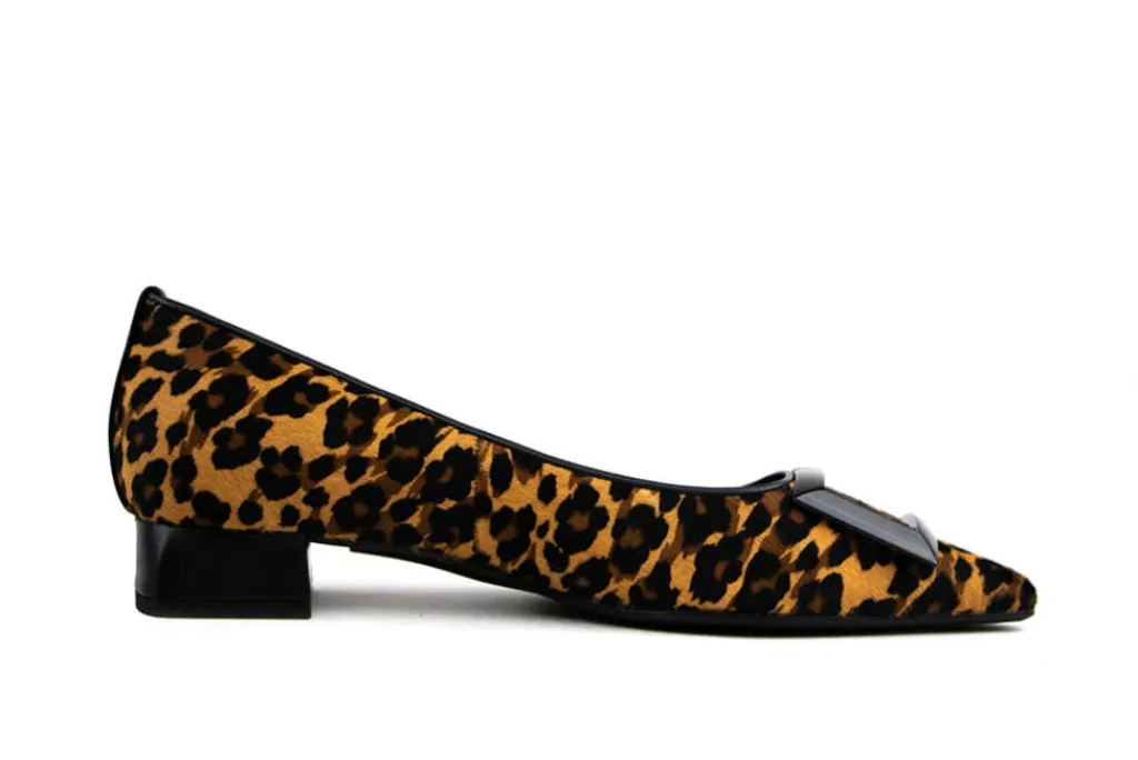 Ballerina's | Loafers / Instappers^Högl Hogl Ballerina Camel Leohair