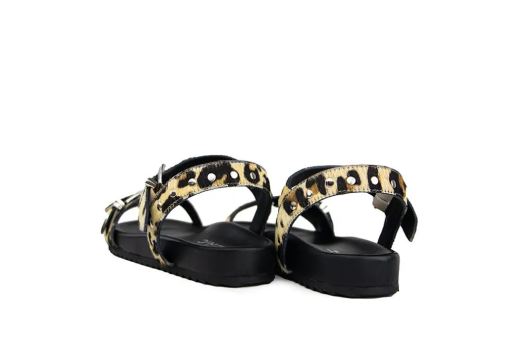 Sandalen | Sandalen En Slippers^IQÔNIC IQONIC Sandaal Loan 2 Leopard
