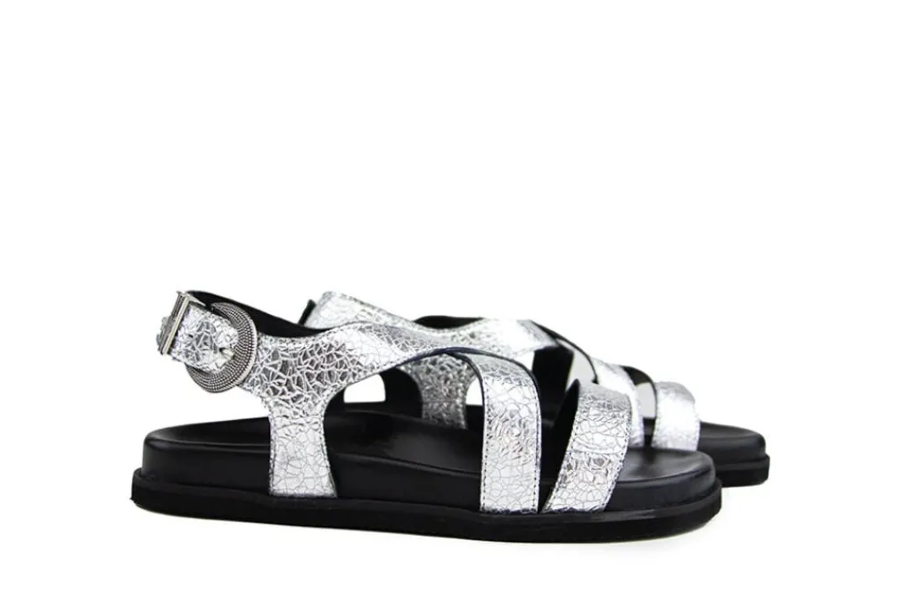 Sandalen En Slippers | Sandalen^IQÔNIC IQONIC Sandaal Nancy 5 Silver