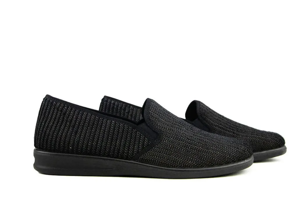 Pantoffels^Josef Seibel Instapper Belfort 122 Schwarz Cord