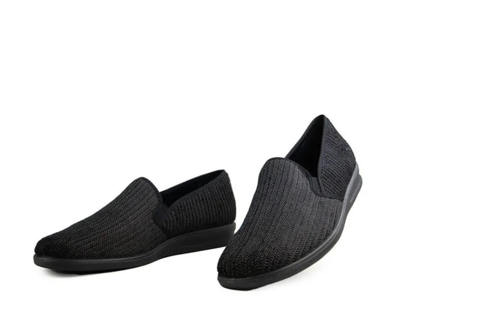 Pantoffels^Josef Seibel Instapper Belfort 122 Schwarz Cord