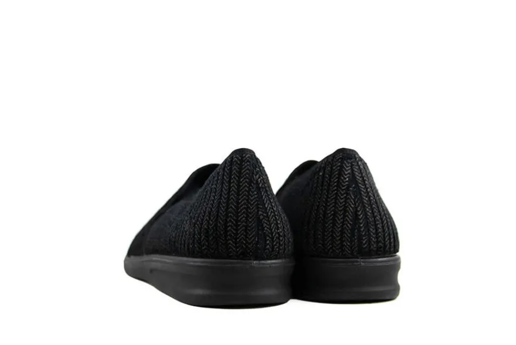 Pantoffels^Josef Seibel Instapper Belfort 122 Schwarz Cord