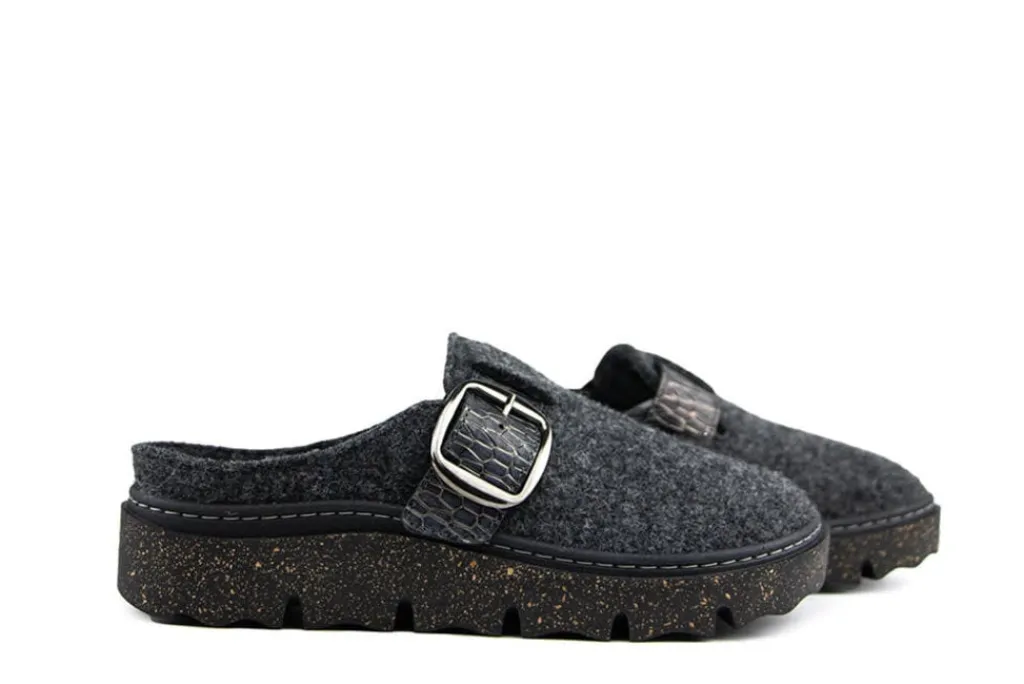 Pantoffels^Josef Seibel Muil Carmaux 08 Anthazit