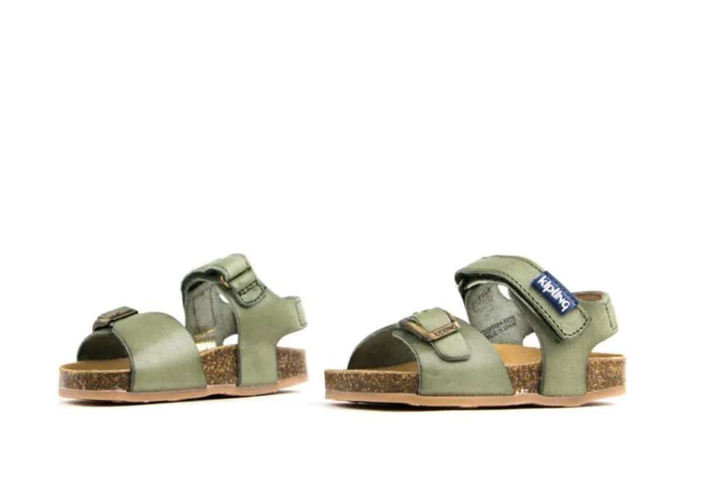 Sandalen | Sandalen En Slippers^Kipling Sandalen Khaki Fabio