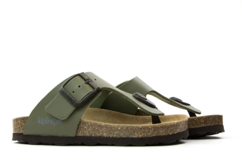 Sandalen | Sandalen En Slippers^Kipling Slippers Juan 4A Groen