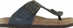 Sandalen En Slippers | Slippers^Kipling Teenslippers Donkergrijs