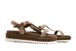 Sandalen En Slippers | Sandalen^Lazamani Sandaal T-Strap Beads Multi
