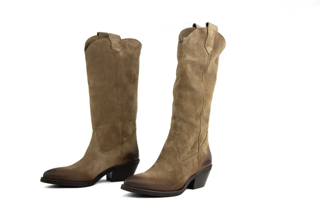 Laarzen^Lazamani Western Boot High Sand