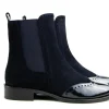 Chelsea Boots^Lilian Chelsea Blu Scuro Vernice Combi