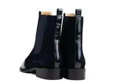 Chelsea Boots^Lilian Chelsea Blu Scuro Vernice Combi