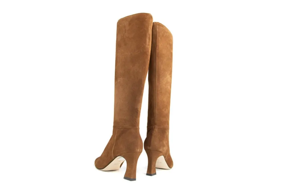 Laarzen^Lilian Laars Cognac Suede
