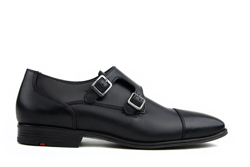 Gespschoenen | Nette Schoenen^Lloyd Gesp Mailand Zwart Amalfi Calf
