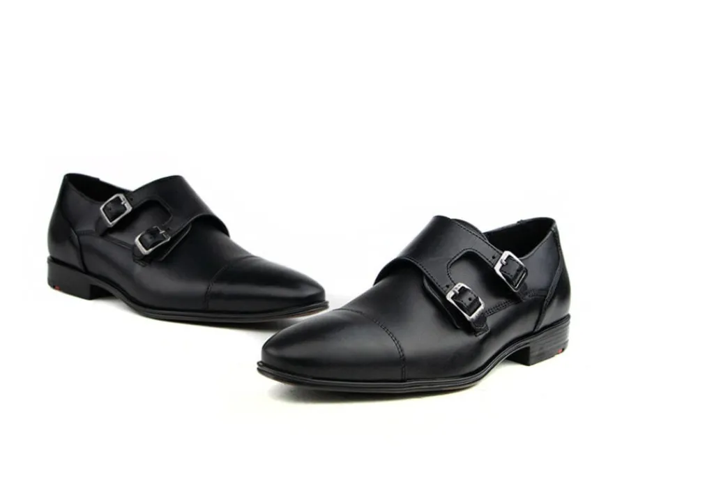 Gespschoenen | Nette Schoenen^Lloyd Gesp Mailand Zwart Amalfi Calf