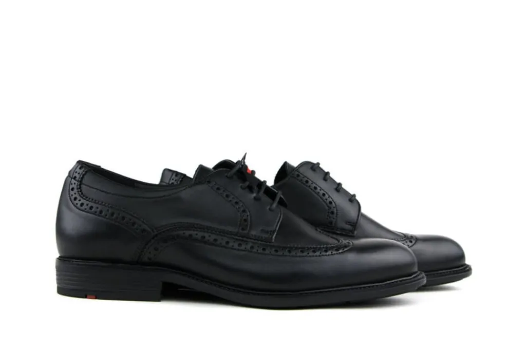 Veterschoenen^Lloyd Veter Kaleb Broque Zwart