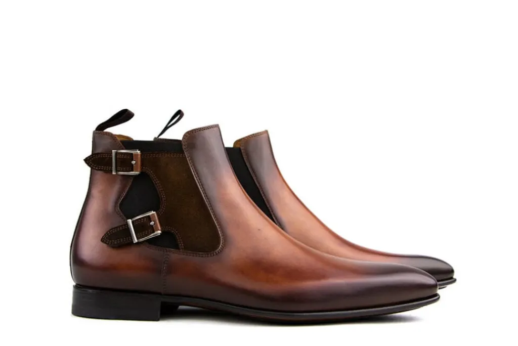 Chelsea Boots^Magnanni Chelsea Boots Cognac Gesp