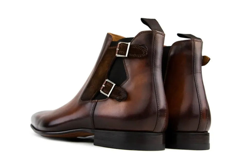 Chelsea Boots^Magnanni Chelsea Boots Cognac Gesp
