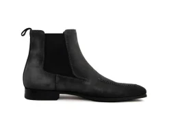 Chelsea Boots^Magnanni Chelsea Boots Grey Black Crostidifu