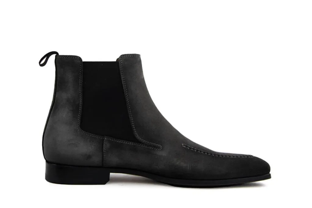 Chelsea Boots^Magnanni Chelsea Boots Grey Black Crostidifu