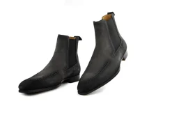 Chelsea Boots^Magnanni Chelsea Boots Grey Black Crostidifu