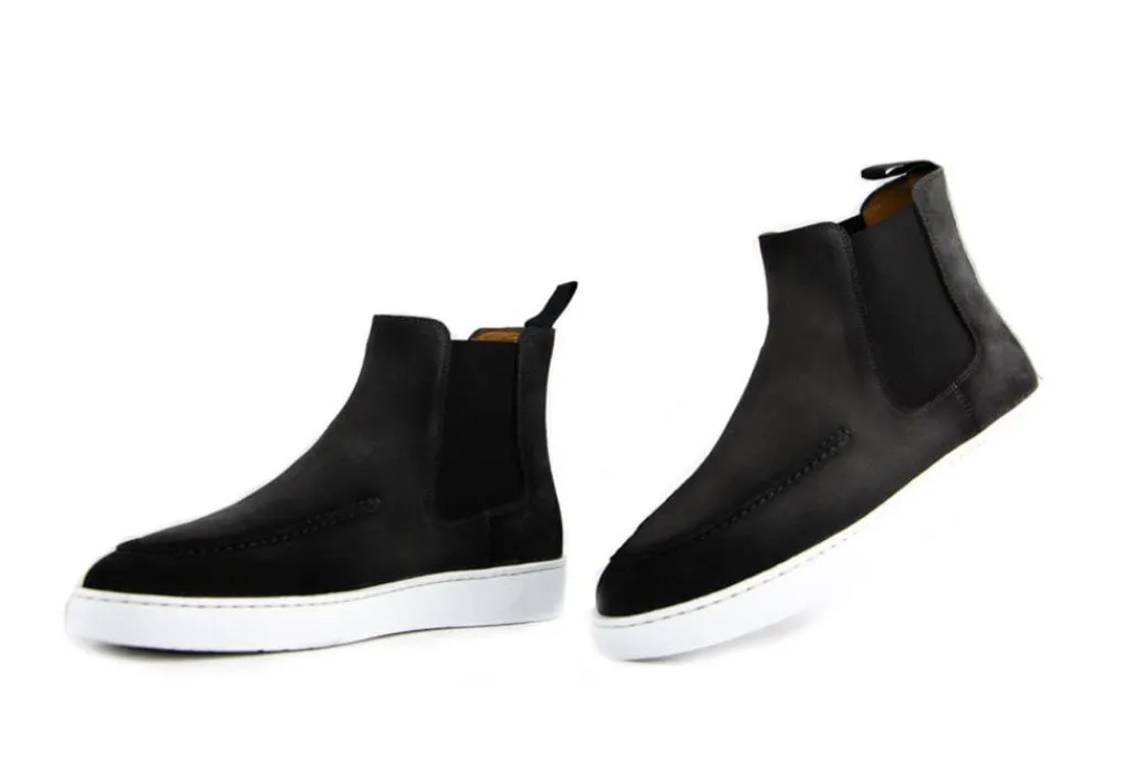 Chelsea Boots^Magnanni Chelsea Boots Grijs Zwart Crostidifu