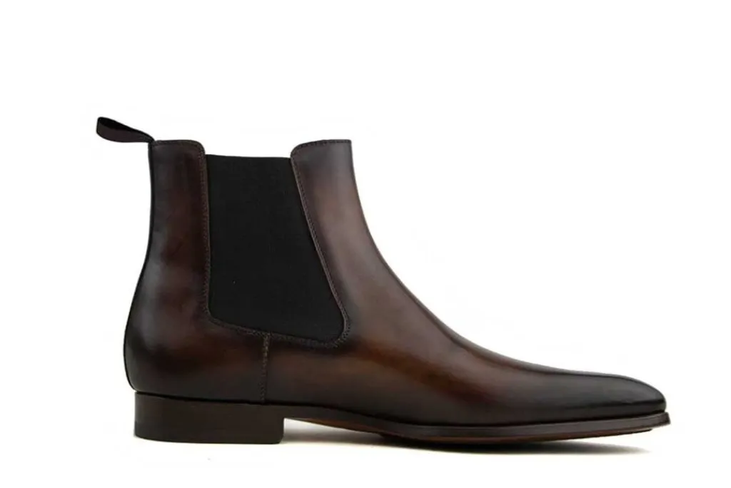Chelsea Boots^Magnanni Chelsea Tabaco Brown Wind