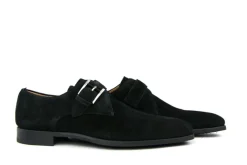 Nette Schoenen | Gespschoenen^Magnanni Crosta Zwart Suede