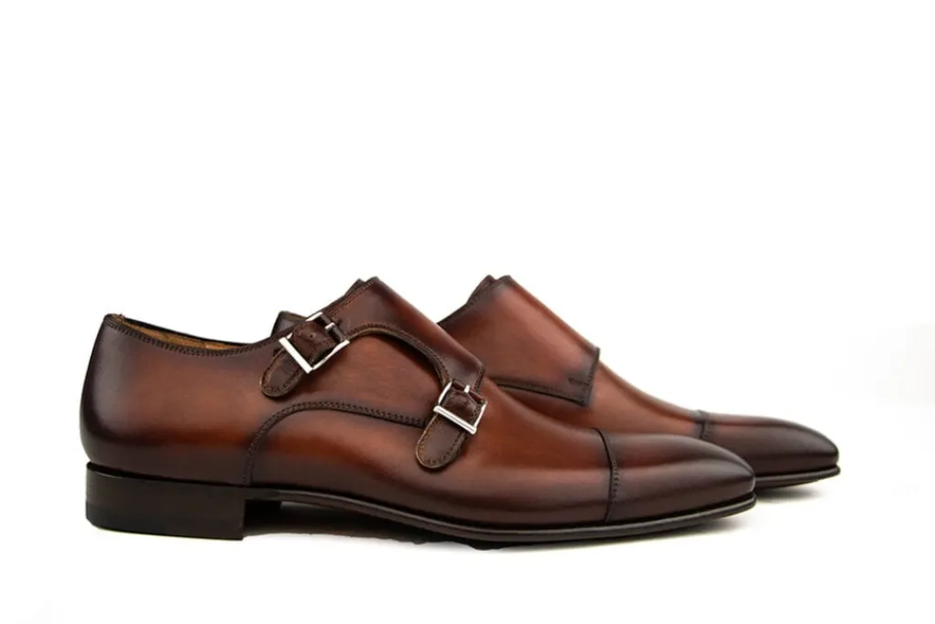 Gespschoenen | Nette Schoenen^Magnanni Gesp Wind Cognac