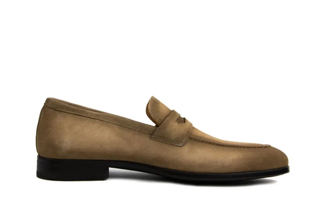 Loafers / Instappers^Magnanni Loafer Taupe Antidifu
