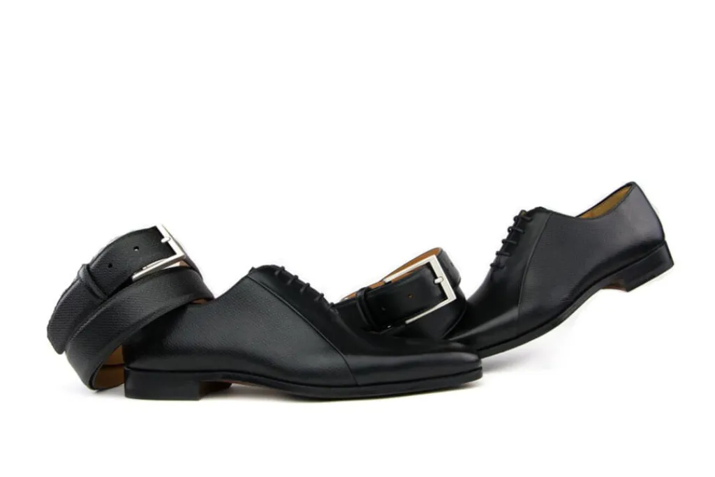 Riemen | Herenaccessoires^Magnanni Riem Wind Grab. Cott Negro