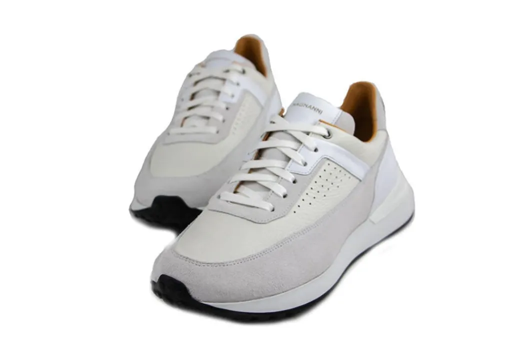 Sneakers^Magnanni Sneaker Blanco White Crosta Rugo