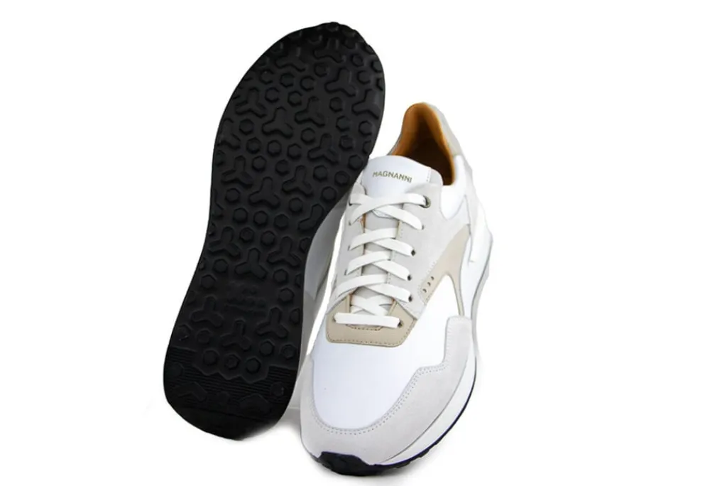 Sneakers^Magnanni Sneaker Simo White Crosta Bowen