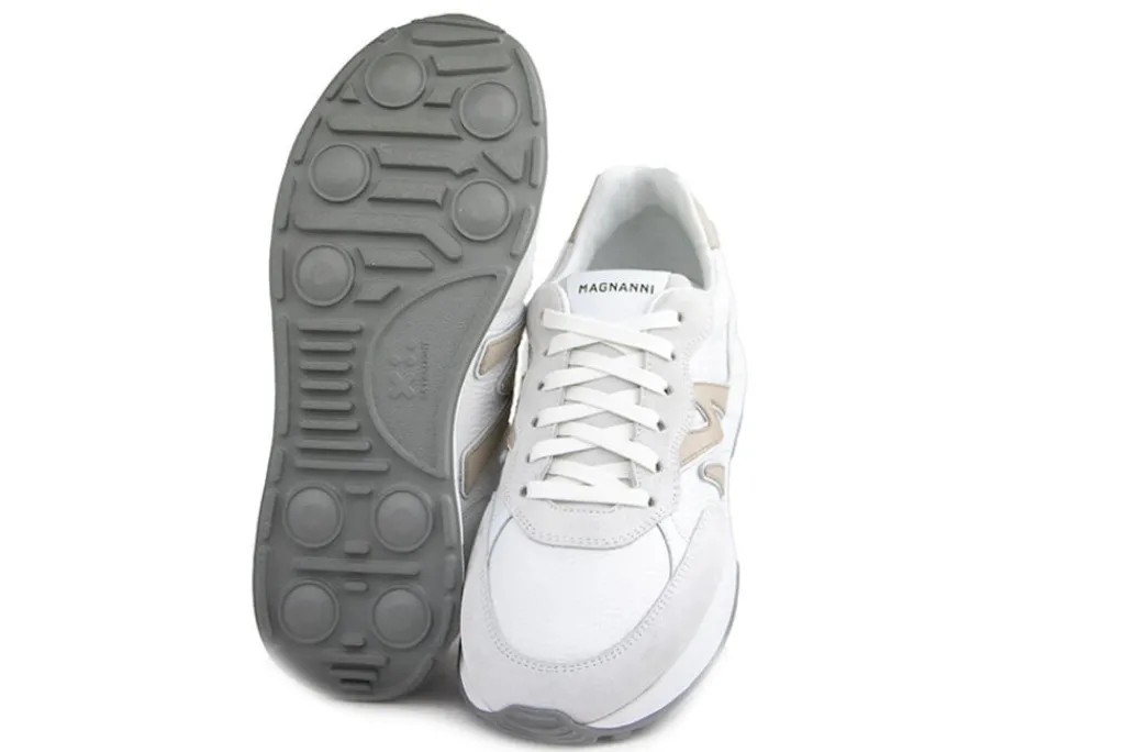 Sneakers^Magnanni Sneaker Yoki White Crosta Rugo