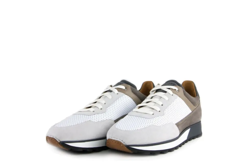Sneakers^Magnanni Sneakers Mugron Wit Crosta Tierra