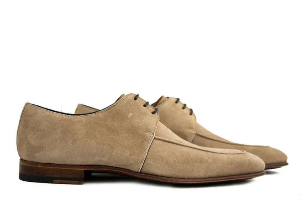 Veterschoenen | Nette Schoenen^Magnanni Veterschoen Taupe Ante Cabra