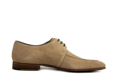 Veterschoenen | Nette Schoenen^Magnanni Veterschoen Taupe Ante Cabra