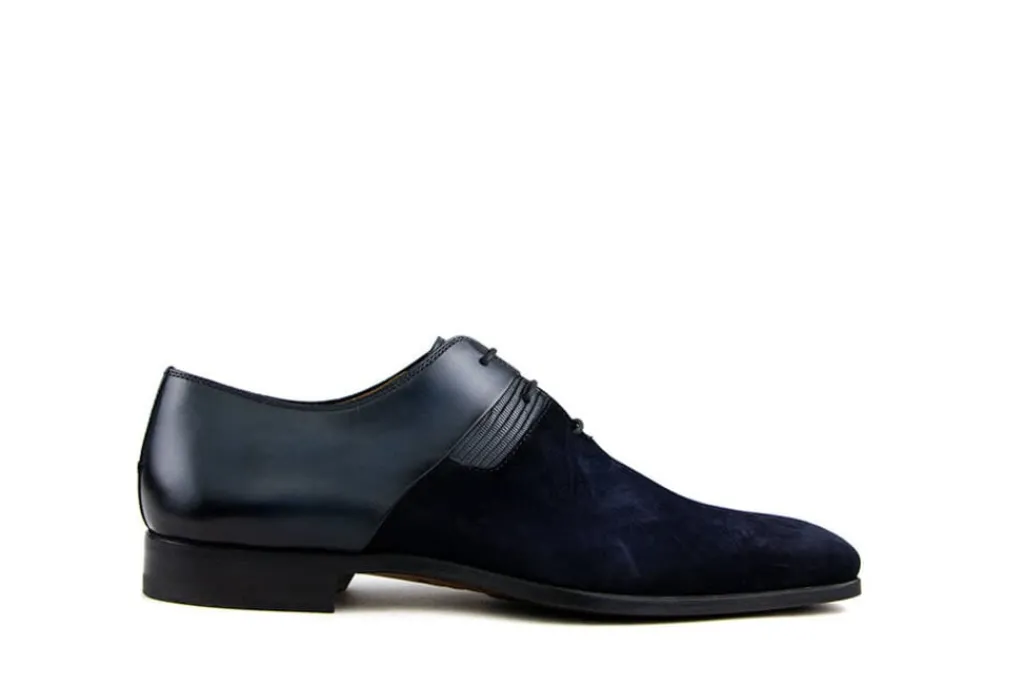 Veterschoenen | Nette Schoenen^Magnanni Veterschoen Tejullington Donkerblauw