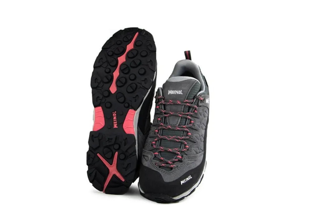 Wandelschoenen^Meindl Lite Trail Lady GTX Steingrau Rose