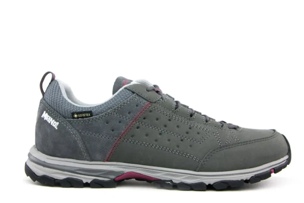 Veterschoenen | Wandelschoenen^Meindl Veterschoen Durban Lady GTX Grijs Nubuck