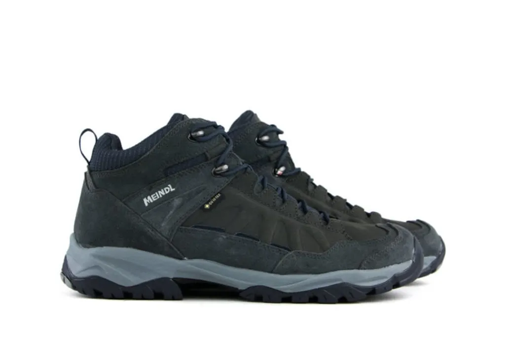 Wandelschoenen^Meindl Wandelschoenen Blauw Nebraska Mid GTX Antrazit