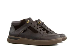 Veterschoenen^Mephisto Hoge Veter Orton Nevada Dark Brown