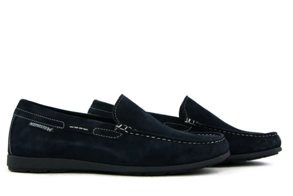 Mocassins | Loafers / Instappers^Mephisto Loafers Algoras Jeans Blauw