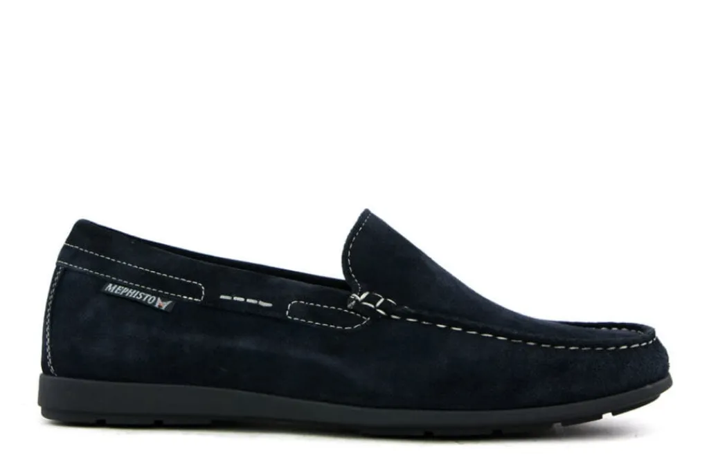 Mocassins | Loafers / Instappers^Mephisto Loafers Algoras Jeans Blauw