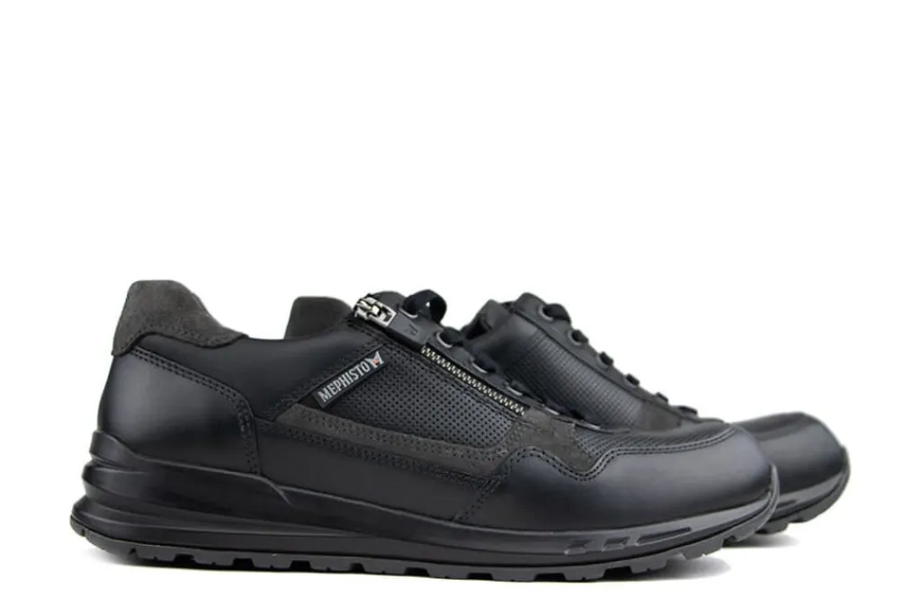 Sneakers^Mephisto Sneaker Bradley Randy Black Old Velours