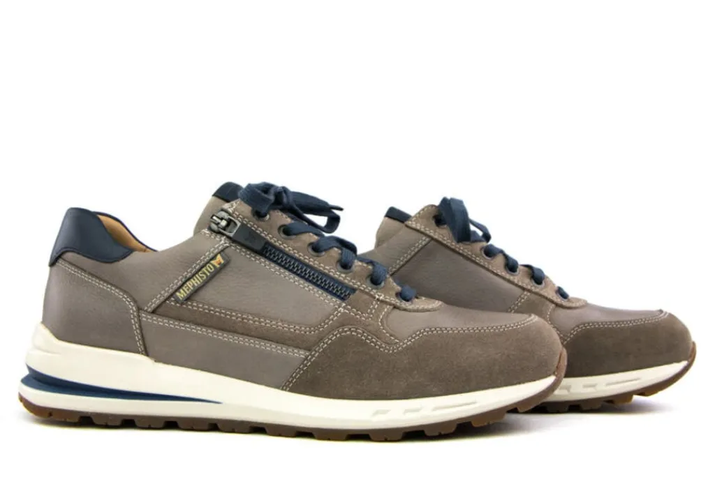 Sneakers^Mephisto Sneaker Bradley Warm Grey 4284