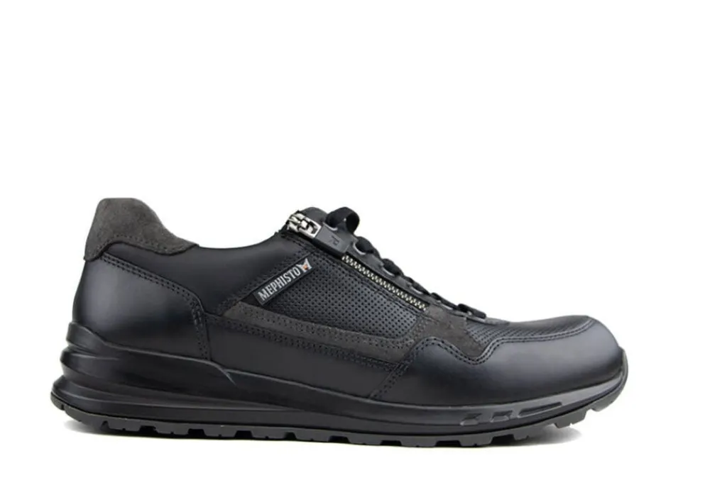 Sneakers^Mephisto Sneaker Bradley Randy Black Old Velours