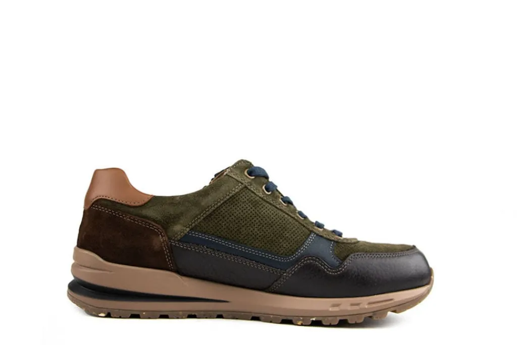 Sneakers^Mephisto Sneaker Bradley Dark Brown Combi