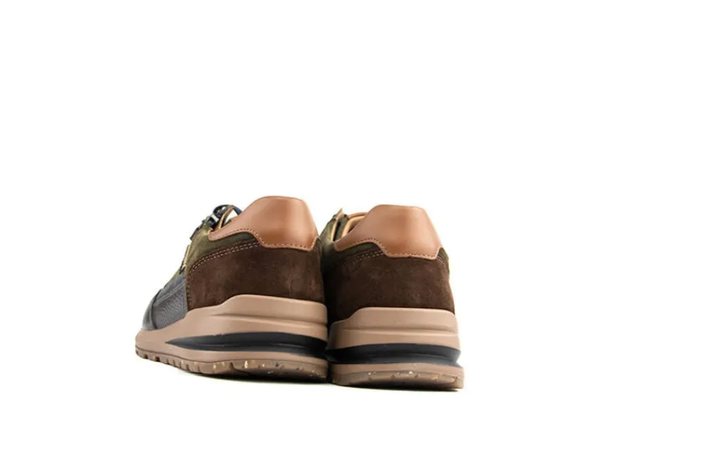 Sneakers^Mephisto Sneaker Bradley Dark Brown Combi