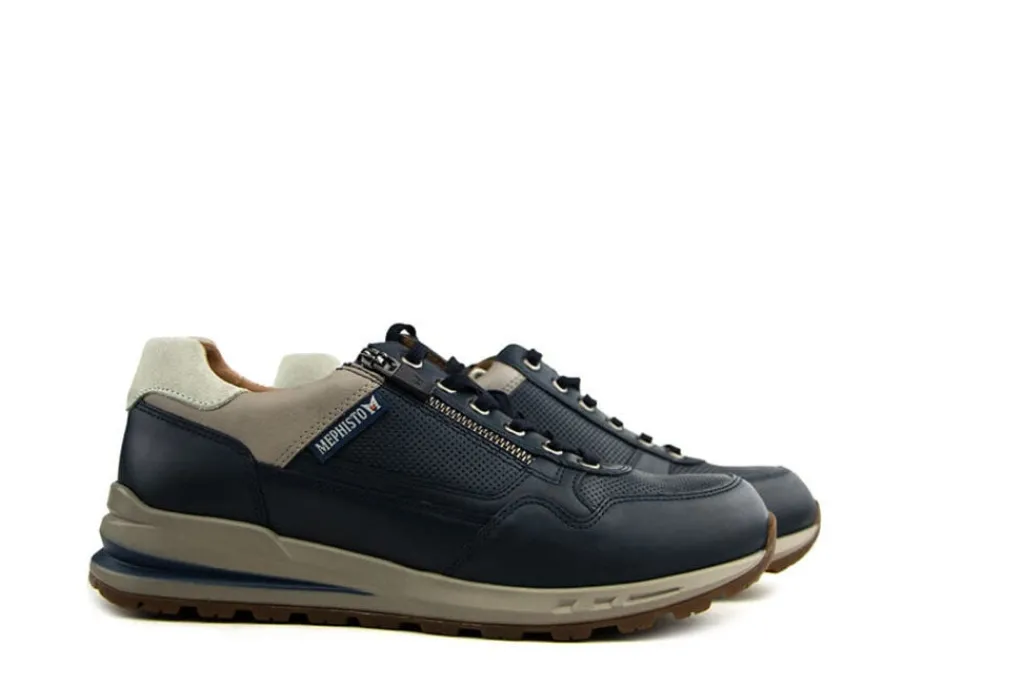 Sneakers^Mephisto Sneaker Bradley Navy Combi