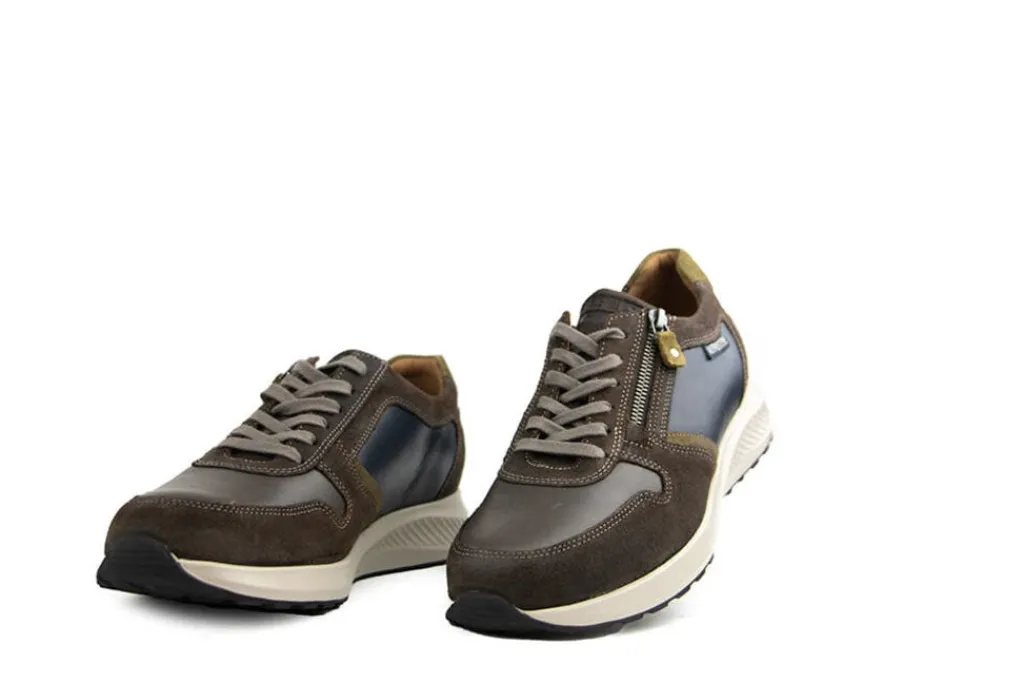 Sneakers^Mephisto Sneaker Dino Walnut Old Velours